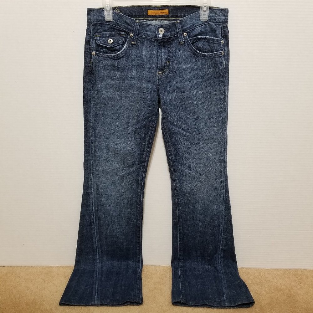 James Cured jeans 28 Stolie Blue Mountain denim lightly distressed Anthropologie